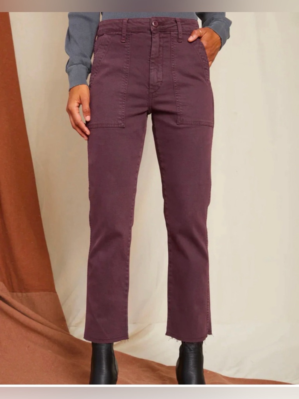 AMO EASY ARMY TROUSER WINE